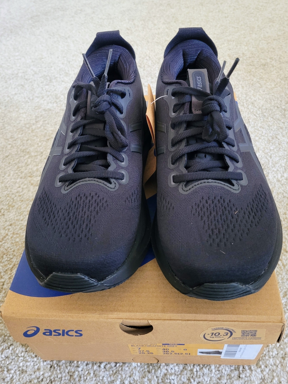 ASICS Gel Kayano 32 Men's Black Running Shoes - Men's 7, Women's 9 - Picture 5 of 14